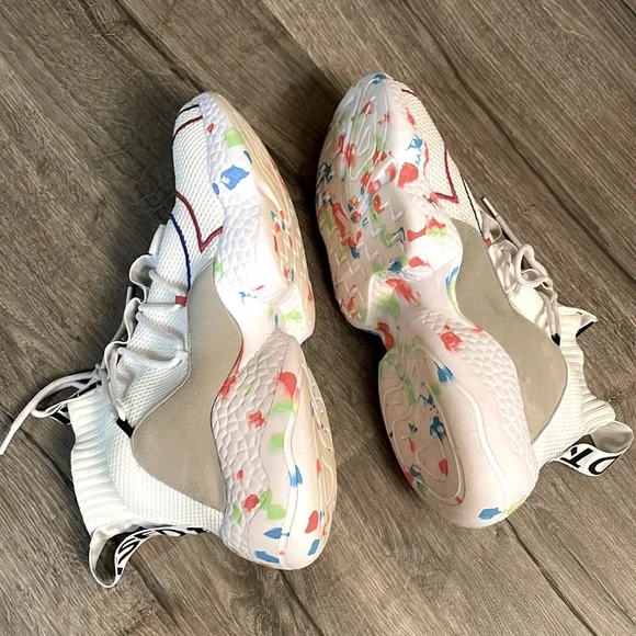 TFSD white athletic high tops size 11 EUR 44 - Picture 9 of 10